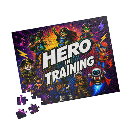 Hero In Training Jigsaw Puzzle — Kids Superhero Puzzle (110/252/520/1014 pcs)